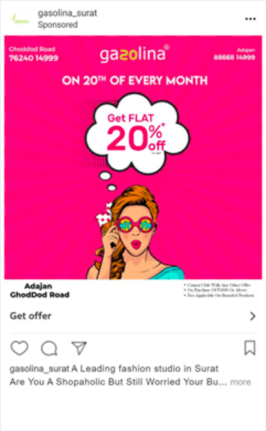Sample Instagram Feed Ad