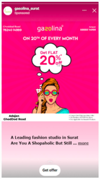 Sample Instagram Reel Ad